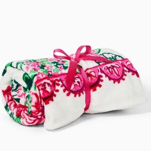 NWT LILLY PULITZER PARADISE ENGINEERED BLANKET COCONUT SAFARI SANCTUARY ENGINEER